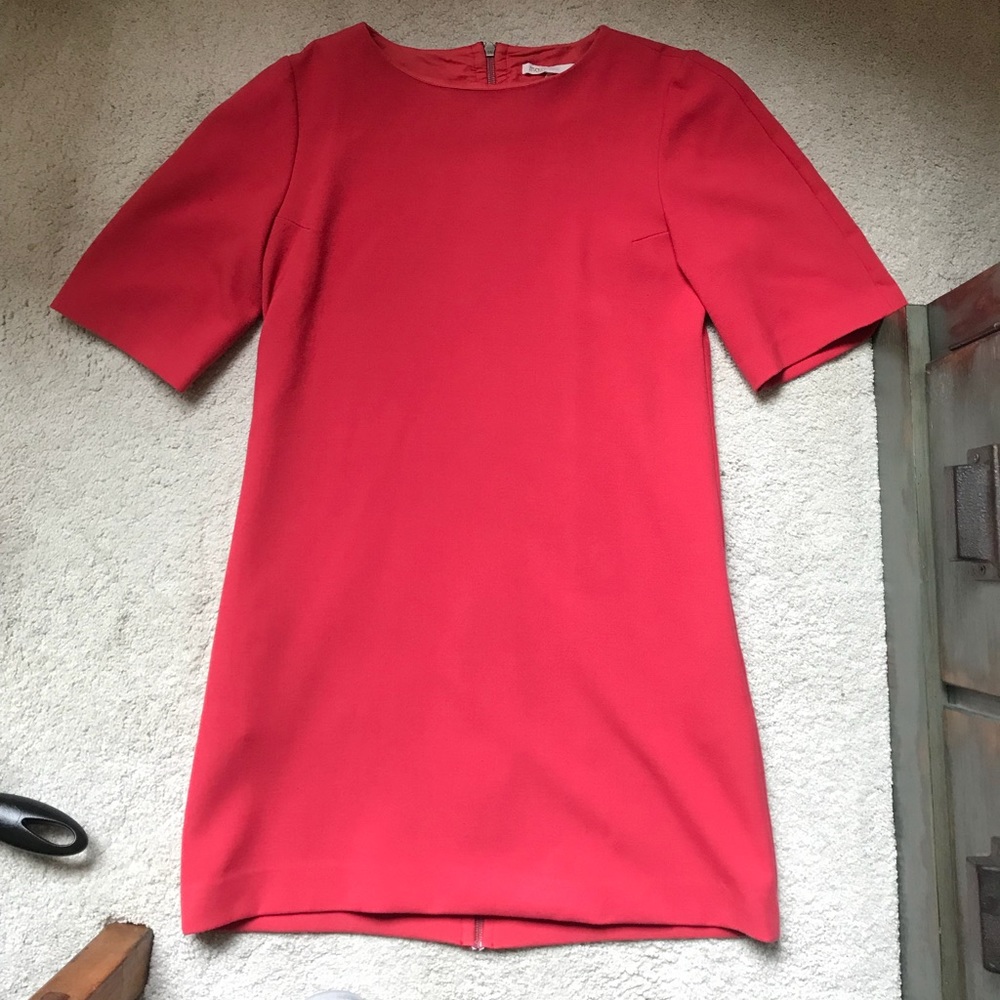 Make Coral Shift Dress